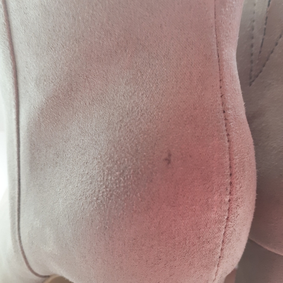 Torrid Taupe Faux Suede High Heels Bootie 9.5W - Picture 11 of 11